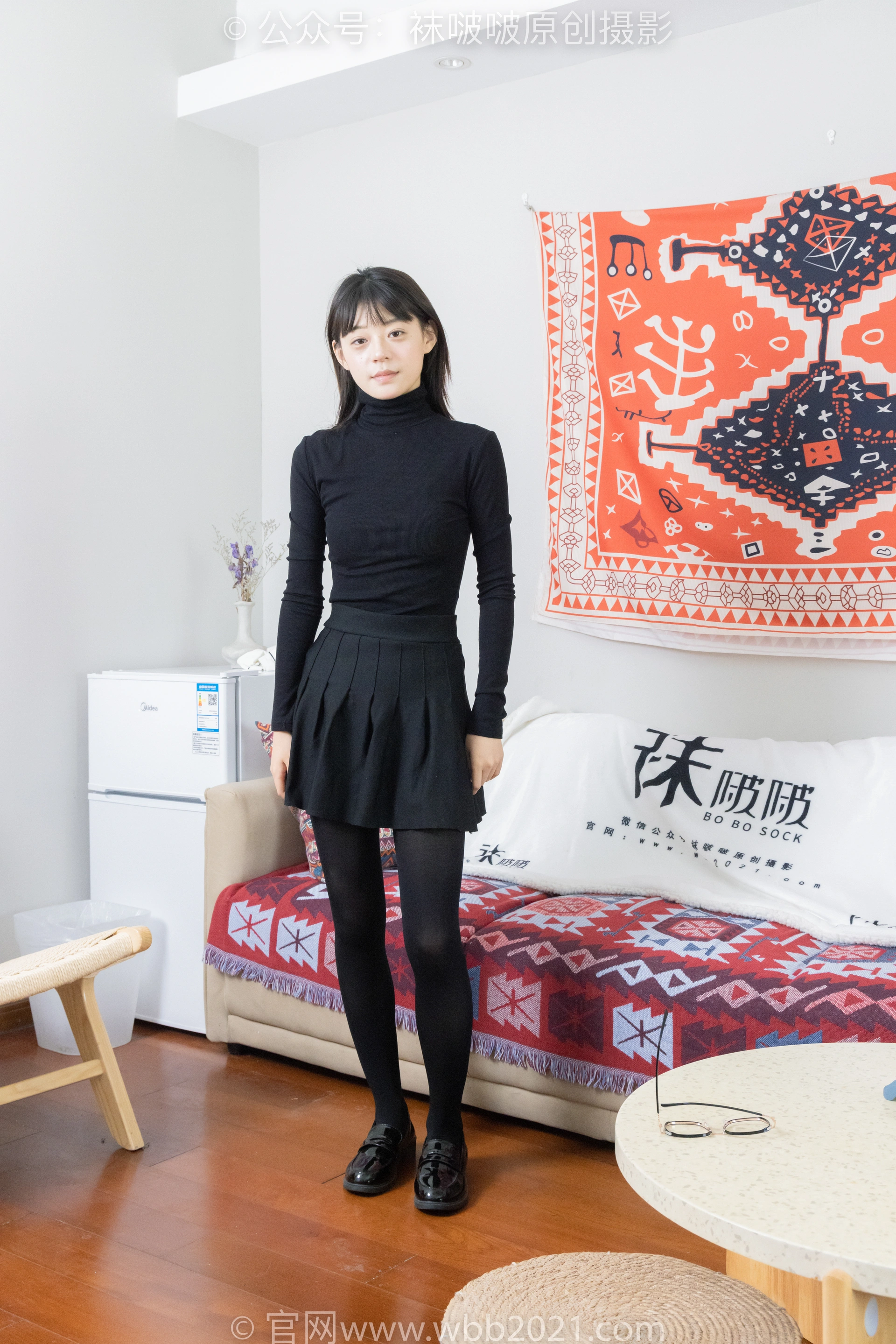 [BoBoSocks袜啵啵] NO.466 糯米-皮鞋、厚黑丝（花絮版） 0